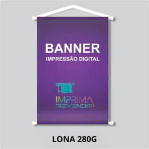 Banner m2 - Lona 280g Lona 280g m2 4X0   